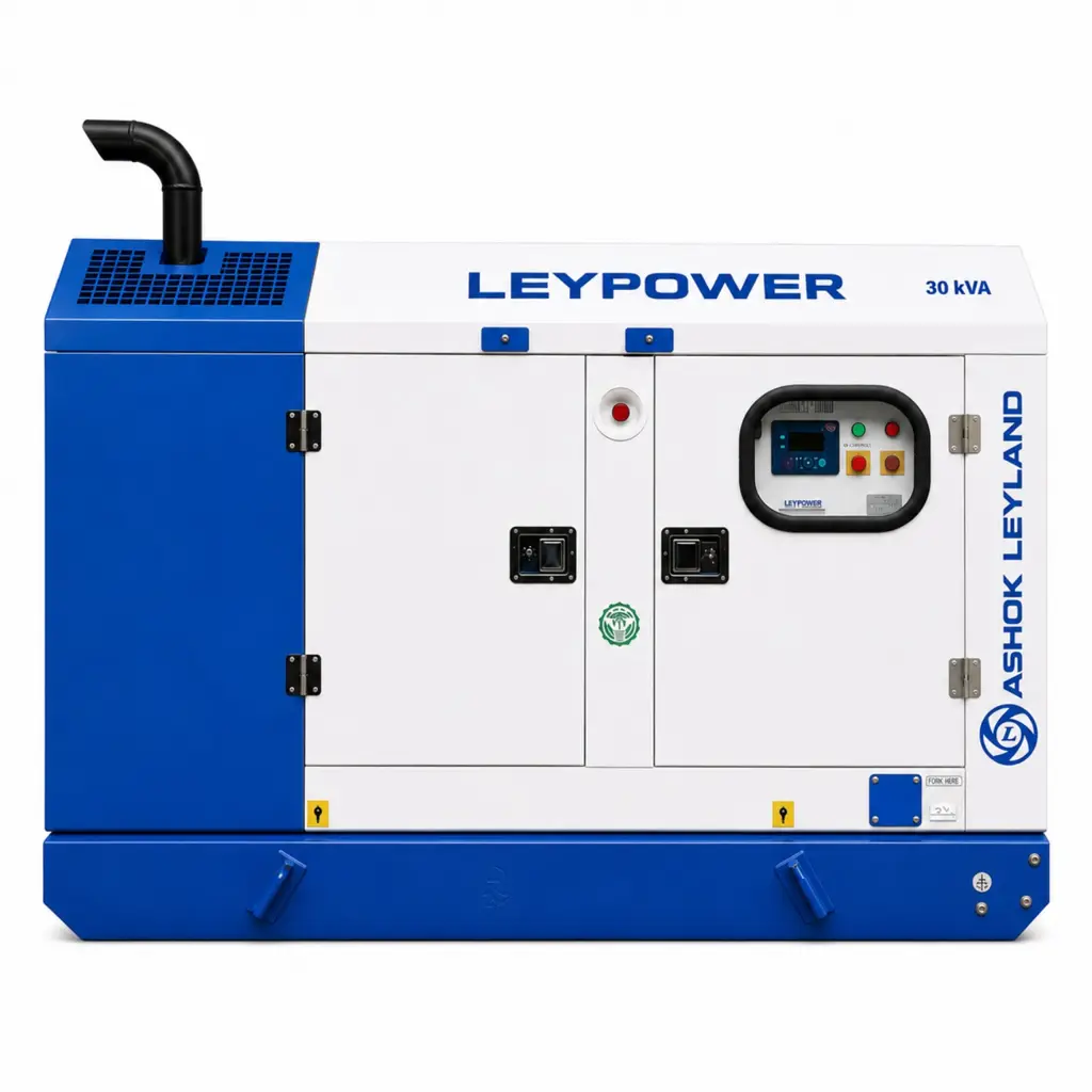 30 kVA Ashok Leyland Silent Generator supplied by One Care Solution